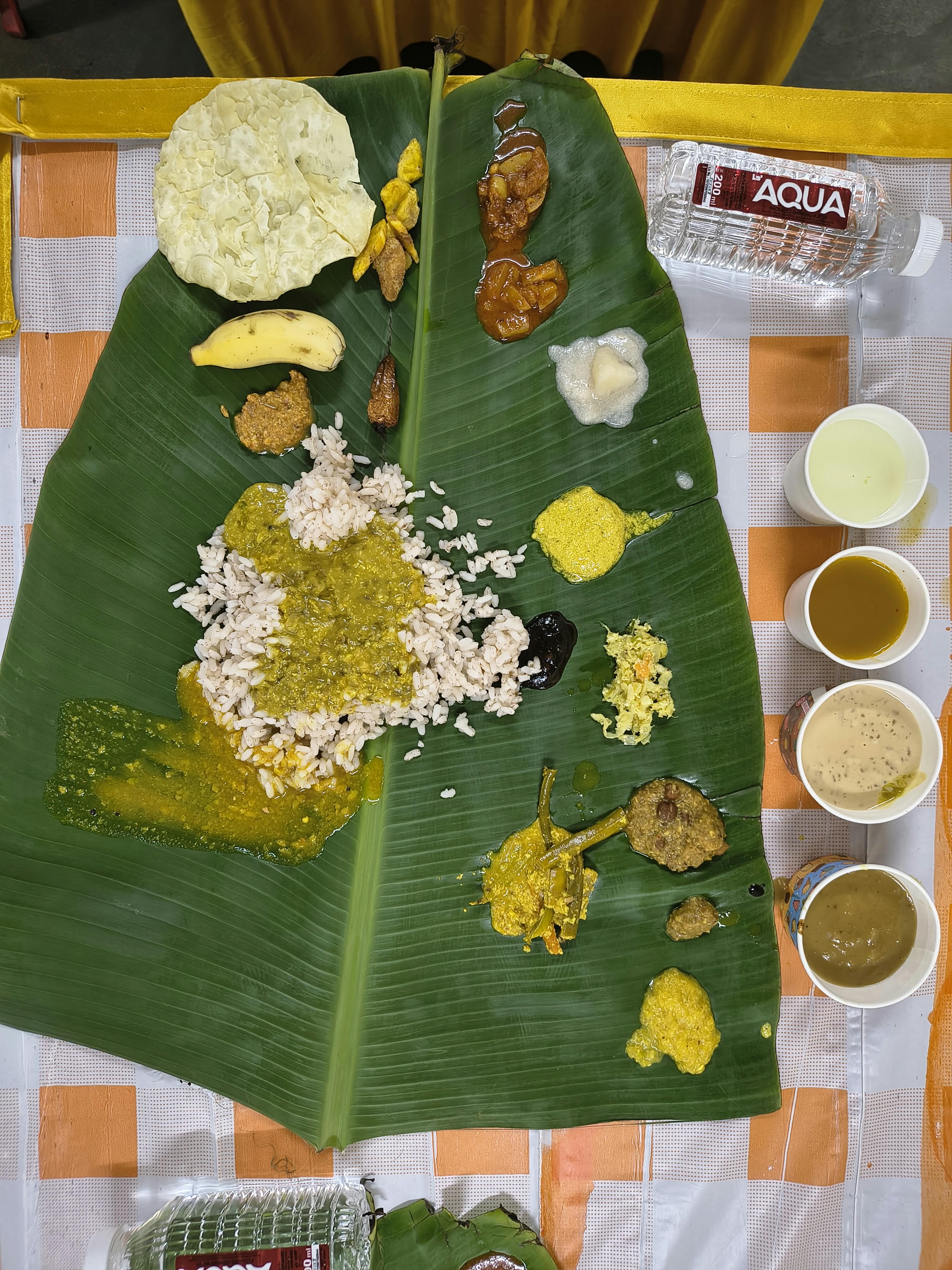 Run #189 Onam Sadya